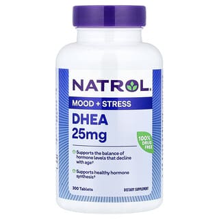 Natrol, DHEA, 25 mg, 300 Tablets
