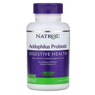 Natrol, Probióticos Acidófilos, 1 Bilhão, 150 Cápsulas