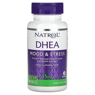 Natrol, DHEA, 25 мг, 180 таблеток