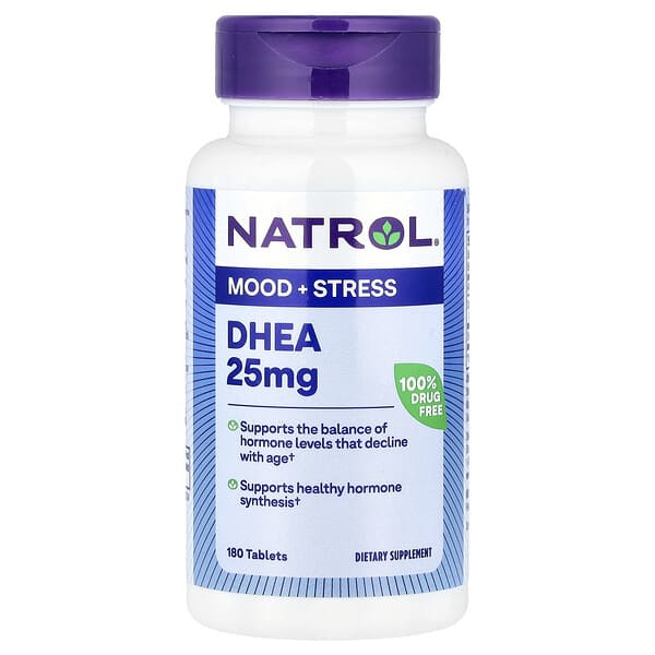 Natrol, DHEA，25 毫克，180 片