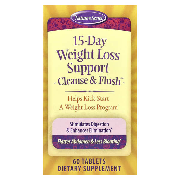 15-Day Weight Loss Support, Cleanse & Flush®, 60 Tablets