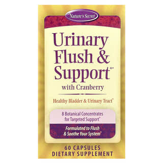 ناتشرز سيكريت‏, Urinary Flush & Support® مع التوت البري ، 60 كبسولة