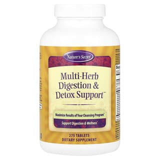 Nature's Secret, Multi-Herb Digestion e Detox Support™, 275 Comprimidos