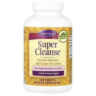 Nature's Secret, Super Cleanse, 200 compresse