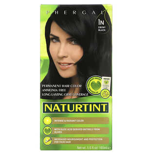 Naturtint, صبغة شعردائمة، 1N خشب الأبنوس الأسود، 5.6 أونصة سائلة (165 مل)