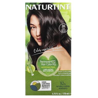 Naturtint, Tinte para el cabello permanente, 3N Castaño oscuro, 165 ml (5,6 oz. Líq.)