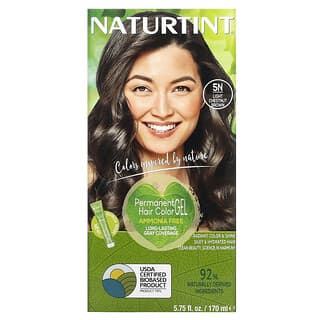 Naturtint, صبغة شعر دائمة، 5N بني كستنائي فاتح، 5.75 أونصة سائلة (170 مل)