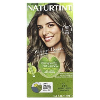 Naturtint, Tinte para el cabello permanente, Rubio oscuro 6N, 165 ml (5,6 oz. Líq.)
