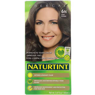 Naturtint, جل صبغة الشعر الدائمة، 6N، أشقر داكن، 5.6 أونصة سائلة (165 مل)
