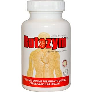Naturally Vitamins, Rutozym, Systemic Enzyme Formula, 120 Enteric Coated Tablets