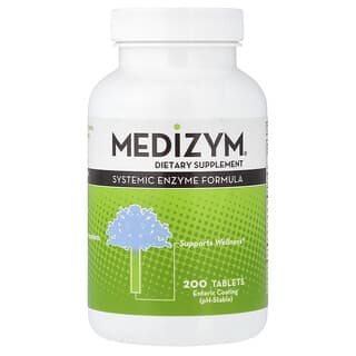 Naturally Vitamins, Medizym®, Systemic Enzyme Formula, 200 Tablets