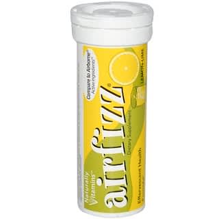 Naturally Vitamins, AirFizz, Effervescent Health Formula, Lemon-Lime, 10 Tablets