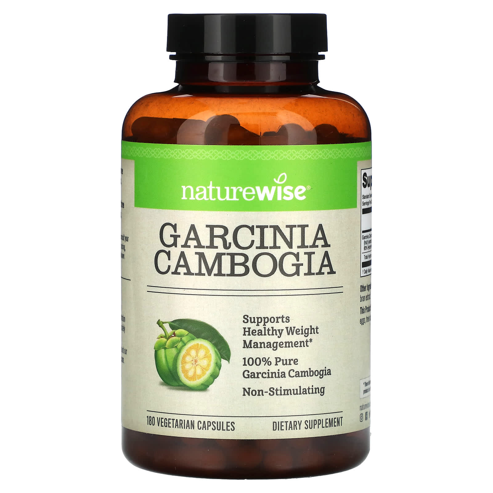 上品なスタイル Garcinia Cambogia, 180 Vegetarian Capsules サプリメント・ビタミン