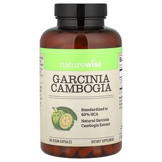 NatureWise, Garcinia cambogia, 180 Cápsulas Vegetarianas