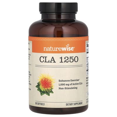 NatureWise, CLA 1250 Conjugated Linoleic Acid, 90 Softgels