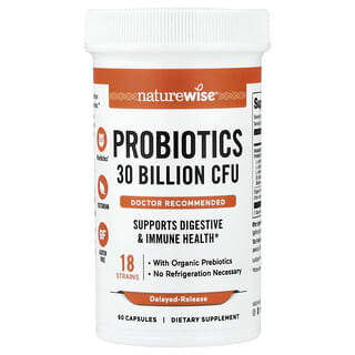 NatureWise, Probiotiques, 60 capsules