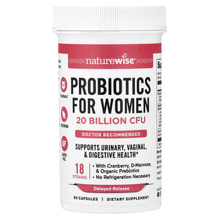 NatureWise, Women's Probiotics, WiseBiotics Delayed Release, 60 Capsules