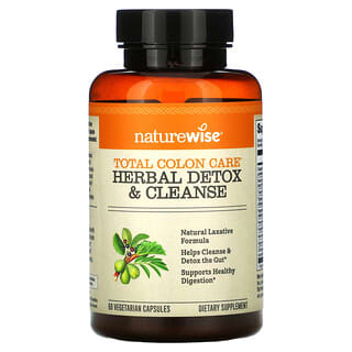 NatureWise, Total Colon Care, Herbal Detox & Cleanse, 60 Vegetarian Capsules