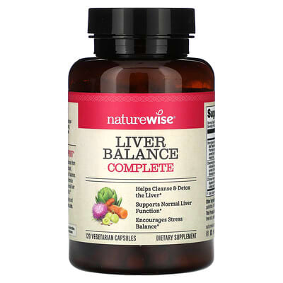 NatureWise, Opposite Liver Balance, 120 Vegetarian Capsules