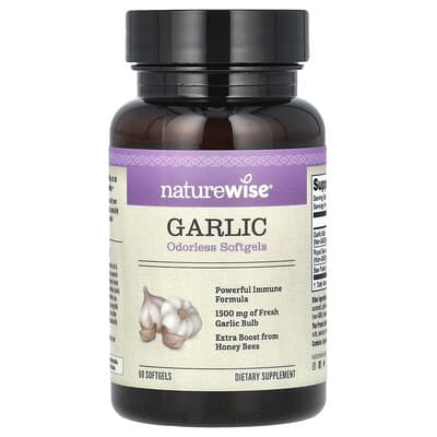 NatureWise, Garlic, 1500 mg, 60 Softgels