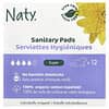 Naty, Sanitary Pads, Super, 12 Pads