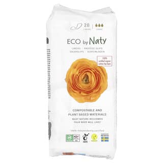 Naty, Protectores diarios, grandes, 28 protectores