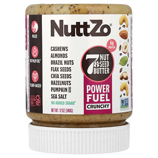 Nuttzo, Power Fuel, 7 Nut & Seed Butter, Crunchy, 12 oz (340 g)