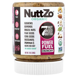 Nuttzo, Power Fuel, органічне масло з 7 горіхами й насінням, хрустке, 340 г (12 унцій)