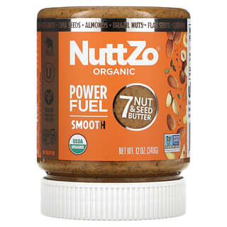 Nuttzo, Organic Power Fuel, 7 Nut & Seed Butter, Smooth, 12 oz (340 g)