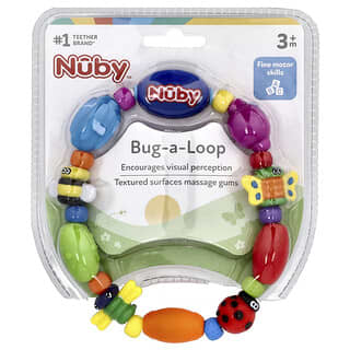 Nuby, Bug-a-Loop Teether, 3 + Months, 1 Teether