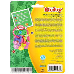 Nuby, Soothing Teether, IcyBite Keys, 3+ Months, Pink, 1 Teether