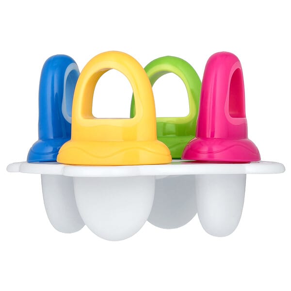 Nuby, Garden Fresh Fruitsicles, 생후 6개월 이상, 4팩