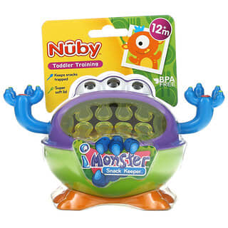 Nuby, Snack Keeper, для детей от 12 месяцев, iMonster, 1 шт.