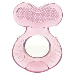 Nuby, Teethe Eez, Soothing Teether, 3+ Months, Pink, 2 Piece Set