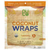 NUCO, Organic Coconut Wraps, Turmeric, 5 Count, 2.47 oz (70 g)