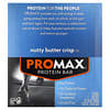 Promax Protein Bar, Nutty Butter Crisp, Proteinriegel, nussig-butter-knusprig, 12 Riegel, je 75 g (2,64 oz.).