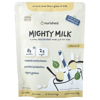 Nurished, Kids, Mighty Milk, Baunilha, 259 g (9,14 oz)