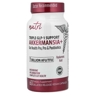 Nutri, Akkermansia+, 60 Delayed Release Vegan Capsules