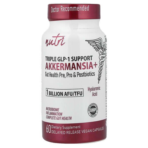 Nutri, Akkermansia+, 60 Delayed Release Vegan Capsules — product photo 1