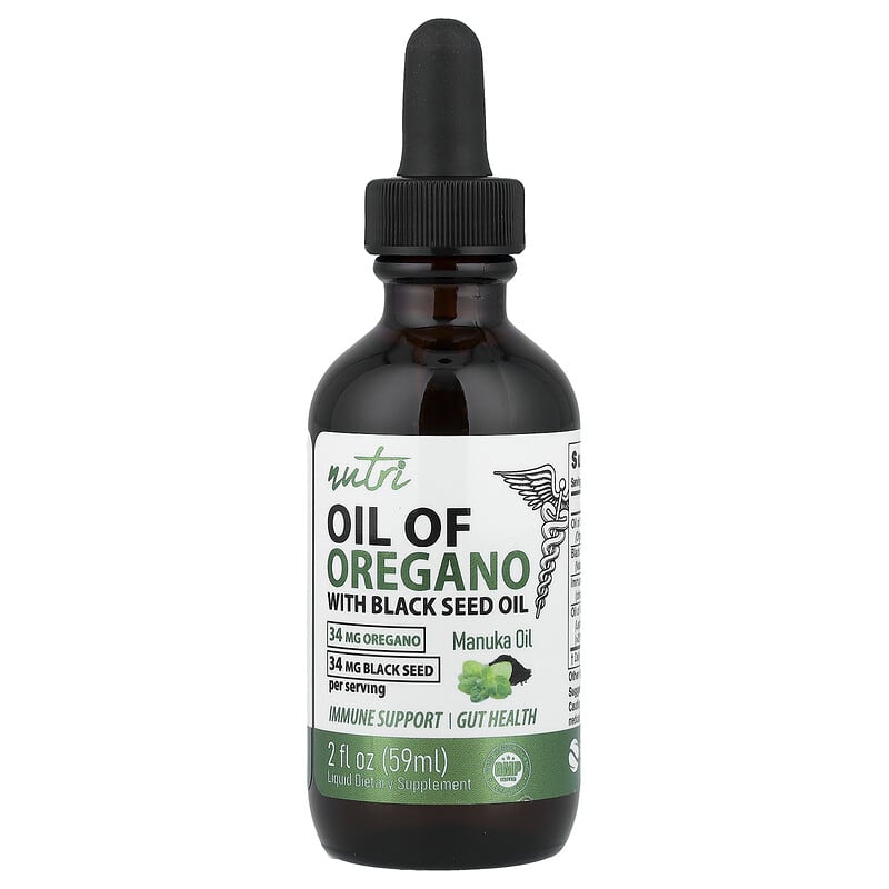 Oreganoöl mit Schwarzkümmelöl, 59 ml