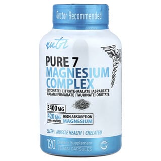Nutri, Pure 7 Magnesiumkomplex, 120 vegane Kapseln