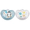 Air Flow, Orthodontic Pacifier, Boy, 0-6 Months, 2 Pacifiers