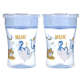 NUK, Evolução 360 Xícara, 8 meses ou mais, 2 xícaras, 8 oz (240 ml)