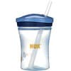 Evolution Straw Cup, Blue, 12+ Months, 1 Cup, 8 oz (240 ml)