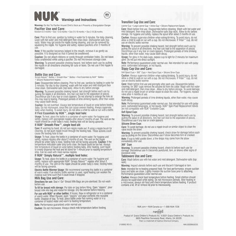 NUK Comfy - Chupetes de ortodoncia de 0 a 6 meses, colección Timeless, 5  unidades (paquete de 1)