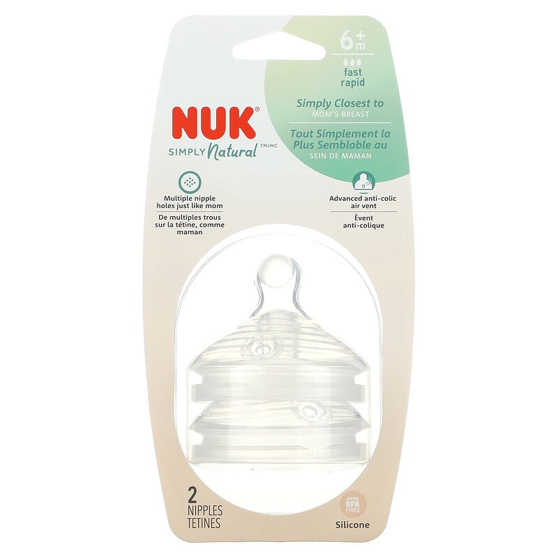 Nuk medium cheap flow nipples