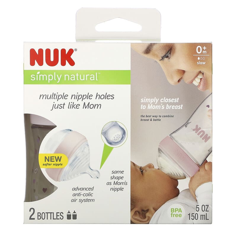 Nuk slow best sale flow bottles