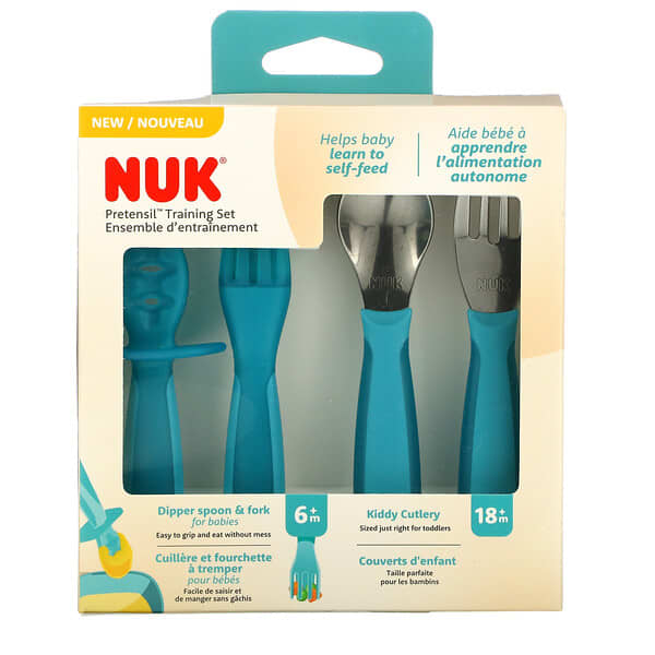 NUK, Pretensil（プレテンシル）トレーニングセット、6～18か月以上のお子様に、4点セット