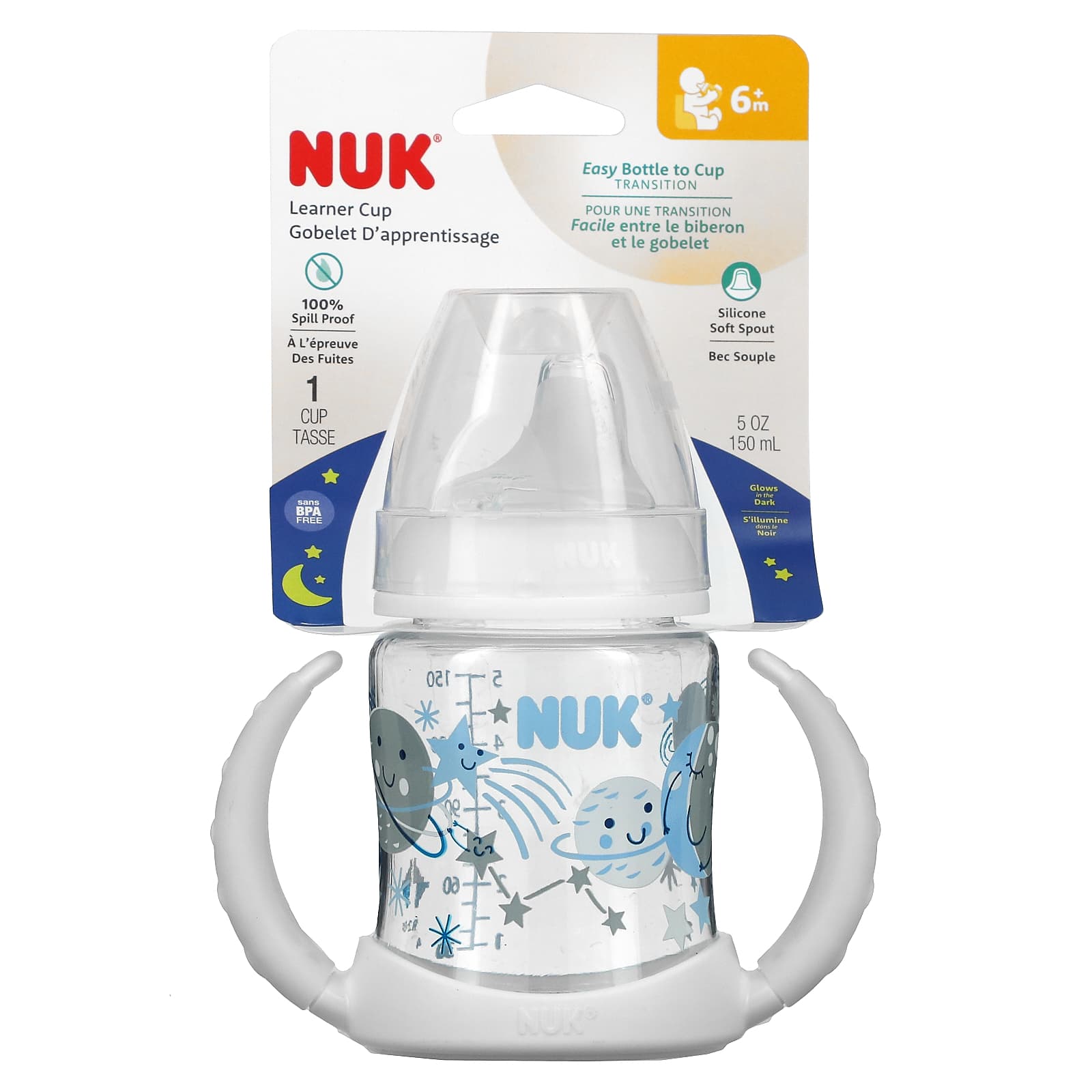 NUK Learner Sippy Cup Stars 5 Ounce Pack of 1 