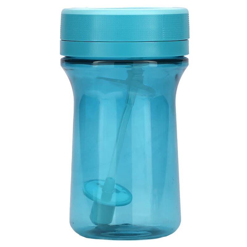 NUK Everlast Leakproof Weighted Straw Cup, 10 oz, 2 Pack, Teal –